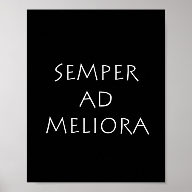 Semper ad meliora poster (Front)