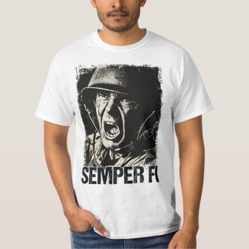 âœª SEMPER FI âœª Always Faithful Veteran Soldier T_Shirt