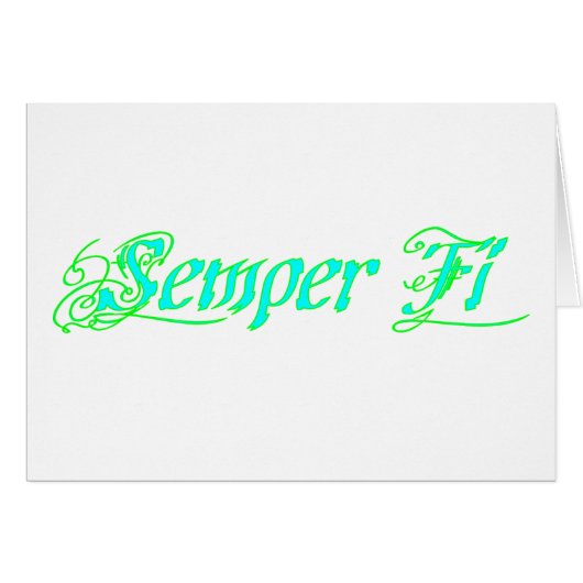 Semper Fi Cards (Front Horizontal)