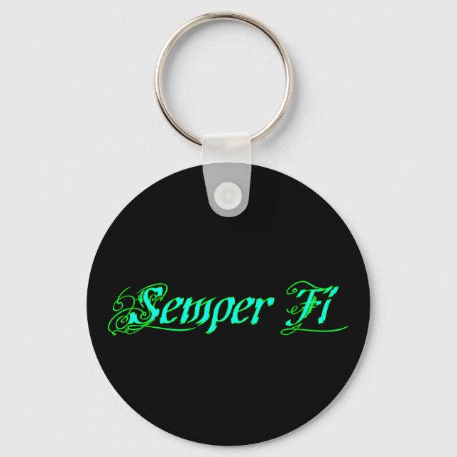 Semper Fi Keychain (Front)