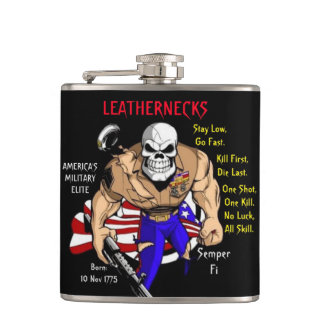 Semper Fi / Leathernecks Hip Flask