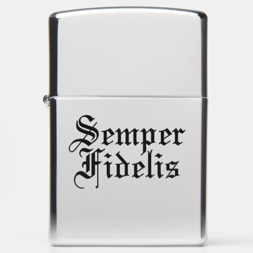 Semper Fidelis _ Always Faithful Zippo Lighter