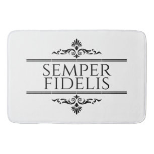 Semper Fidelis Bath Mat
