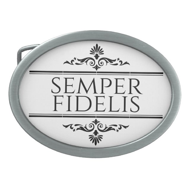 Semper Fidelis Belt Buckle (Front)