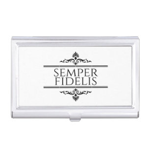 Semper Fidelis Business Card Case