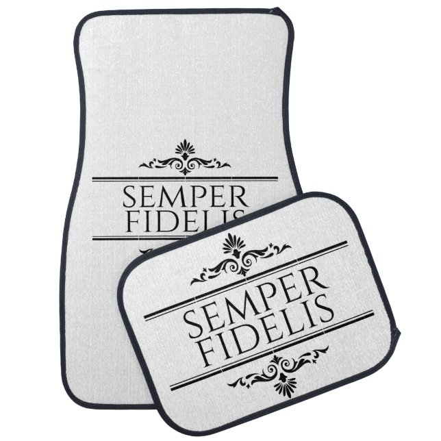 Semper Fidelis Car Floor Mat (Set)