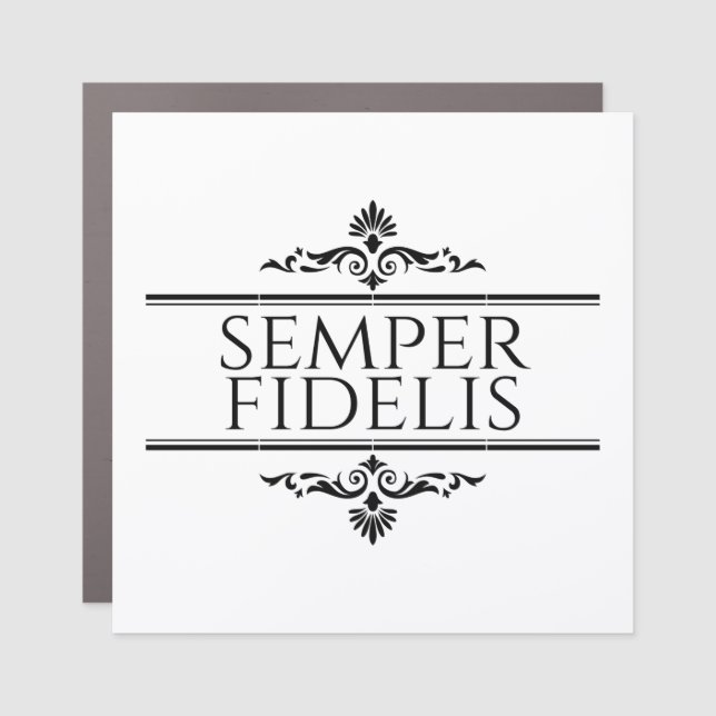 Semper Fidelis Car Magnet (Front)