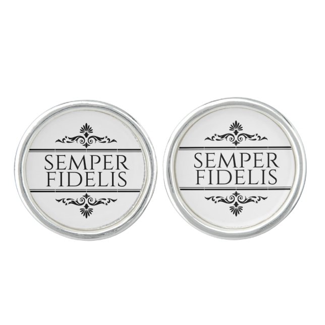 Semper Fidelis Cufflinks (Front)