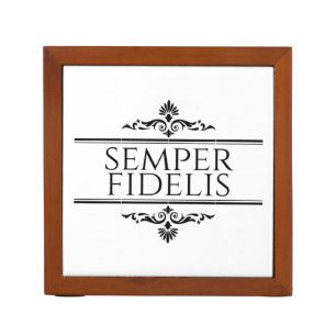 Semper Fidelis Desk Organizer