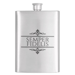 Semper Fidelis Flask