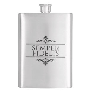 Semper Fidelis Flask