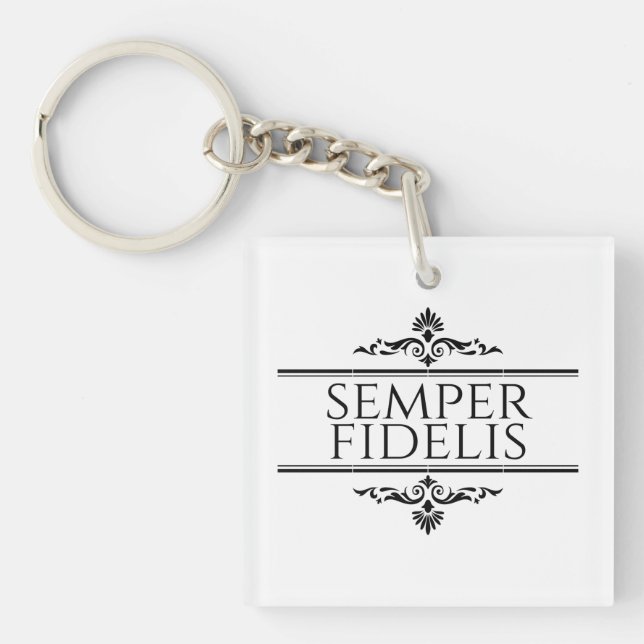 Semper Fidelis Keychain (Front)