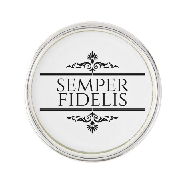 Semper Fidelis Lapel Pin (Front)