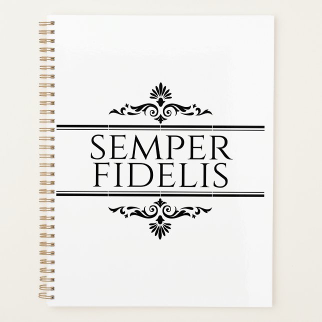 Semper Fidelis Planner (Front)