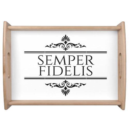 Semper Fidelis Serving Tray