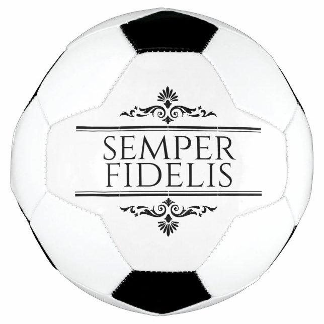 Semper Fidelis Soccer Ball (Front)