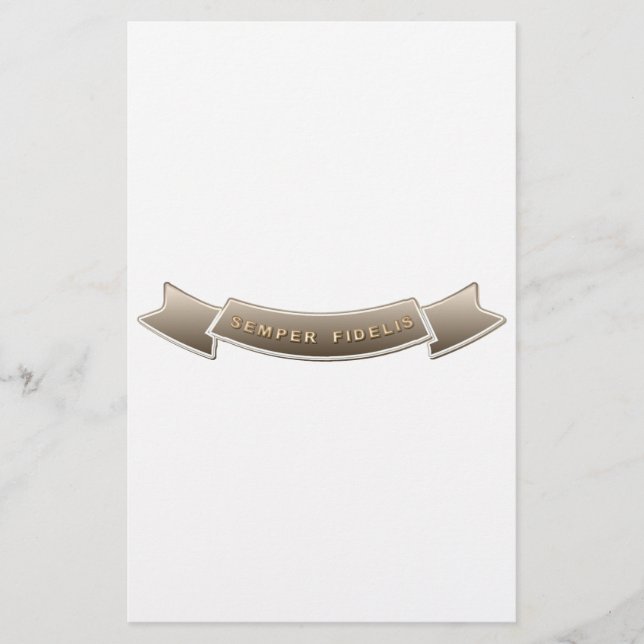 Semper Fidelis Stationery (Front)