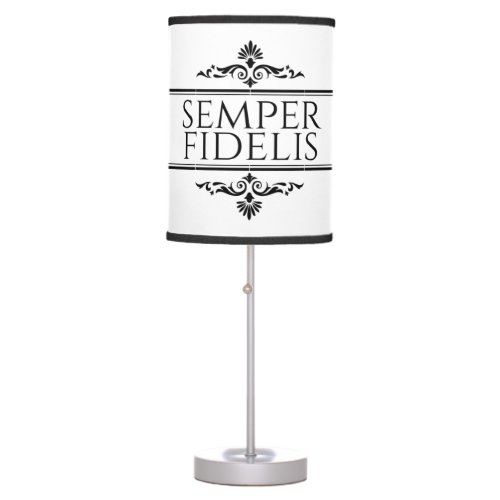 Semper Fidelis Table Lamp