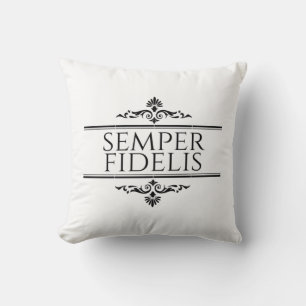 Semper Fidelis Throw Pillow
