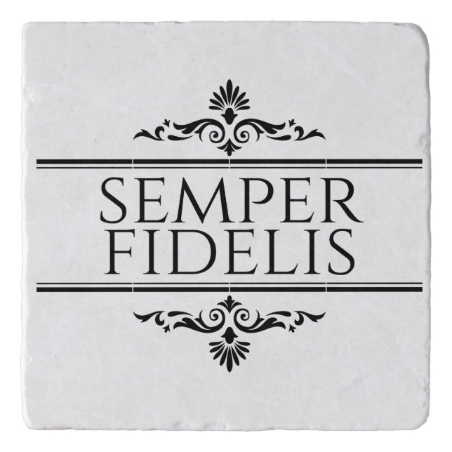Semper Fidelis Trivet (Front)