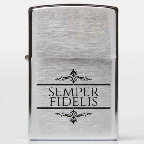 Semper Fidelis Zippo Lighter