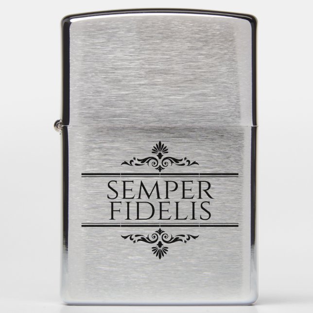Semper Fidelis Zippo Lighter (Front)
