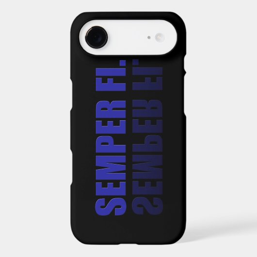 Semper Fil Reflected IPhone Case (Back)