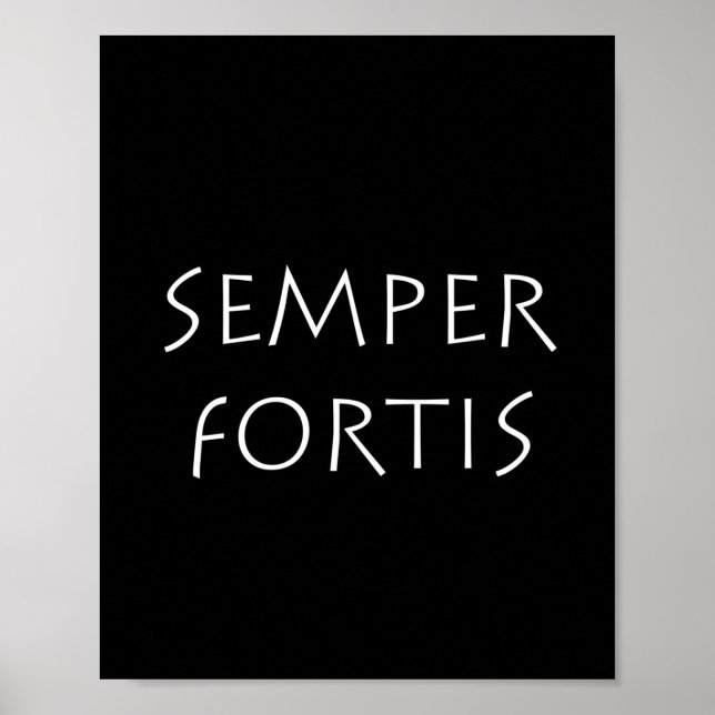 Semper fortis poster (Front)