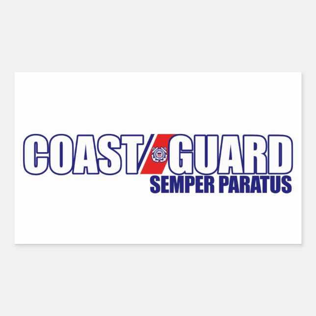 Semper Paratus Rectangular Sticker (Front)