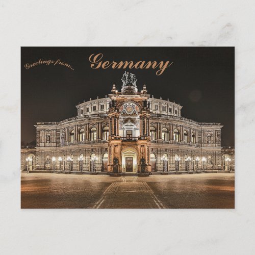Semperoper Dresden Germany Postcard