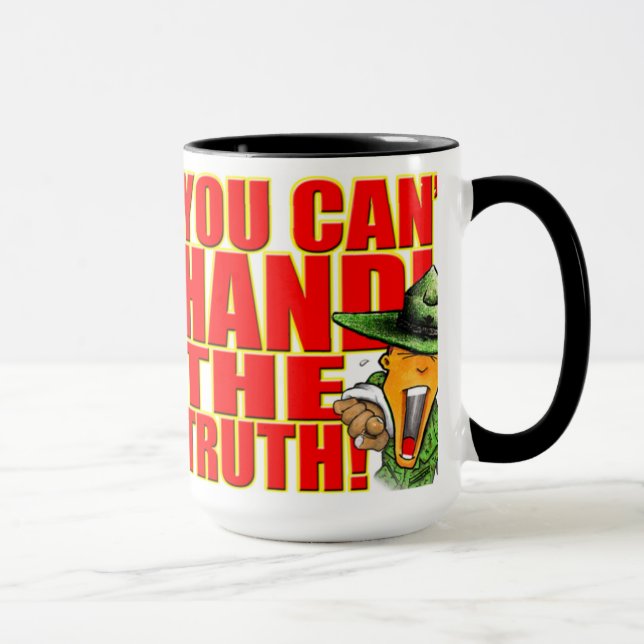 SemperToons Mug - Can't handle the truth - Female (Right)