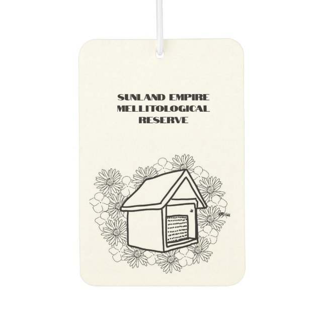 SEMR Air Freshener, Onyx Fro Freshener (Front)