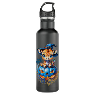 Sen cuties   Giraffe   Autism halloween Stainless Steel Water Bottle