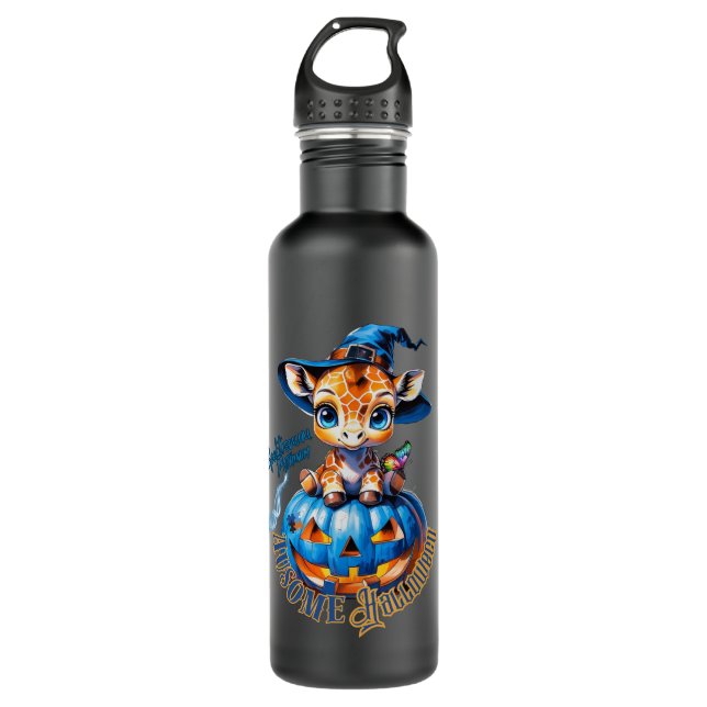 Sen cuties | Giraffe | Autism halloween Stainless Steel Water Bottle (Front)