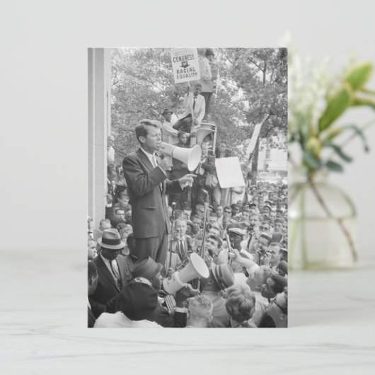 Sen. Robert Kennedy Campaigning for US President (Standing Front)