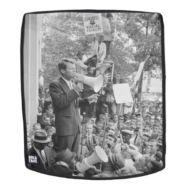 Sen. Robert Kennedy Campaigning for US President   Backpack (Removable Face)