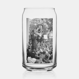 Sen. Robert Kennedy Campaigning for US President Can Glass