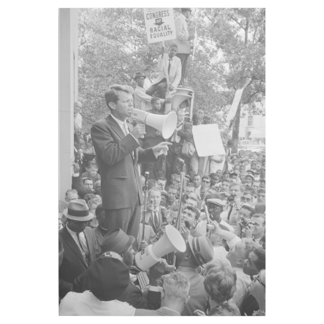Sen. Robert Kennedy Campaigning for US President   Gallery Wrap (Front)