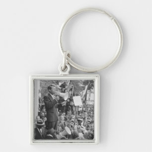 Sen. Robert Kennedy Campaigning for US President   Keychain