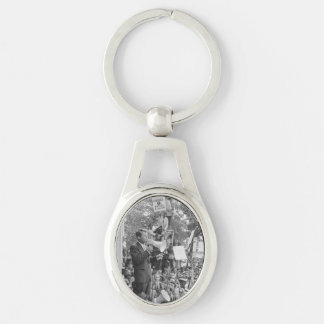 Sen. Robert Kennedy Campaigning for US President Keychain