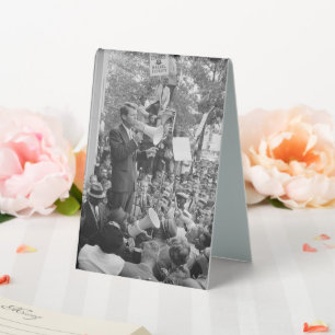 Sen. Robert Kennedy Campaigning for US President Table Tent