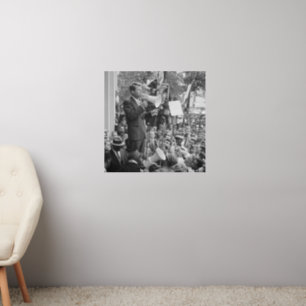 Sen. Robert Kennedy Campaigning for US President   Wall Decal