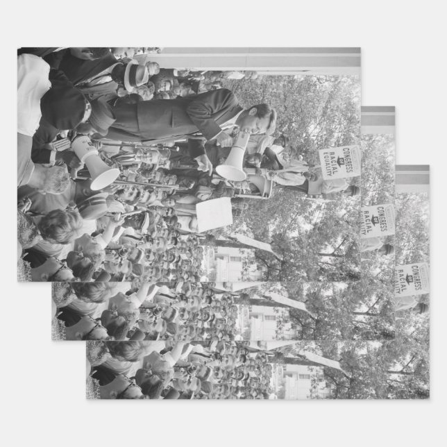 Sen. Robert Kennedy Campaigning for US President   Wrapping Paper Sheets (Set)