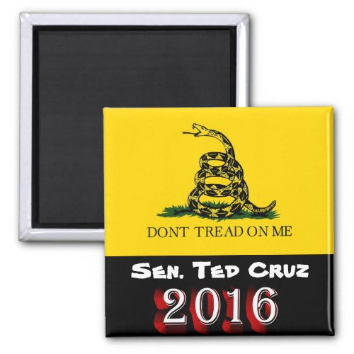 Sen Ted Cruz 2016 _ Dont Tread On Me Magnet