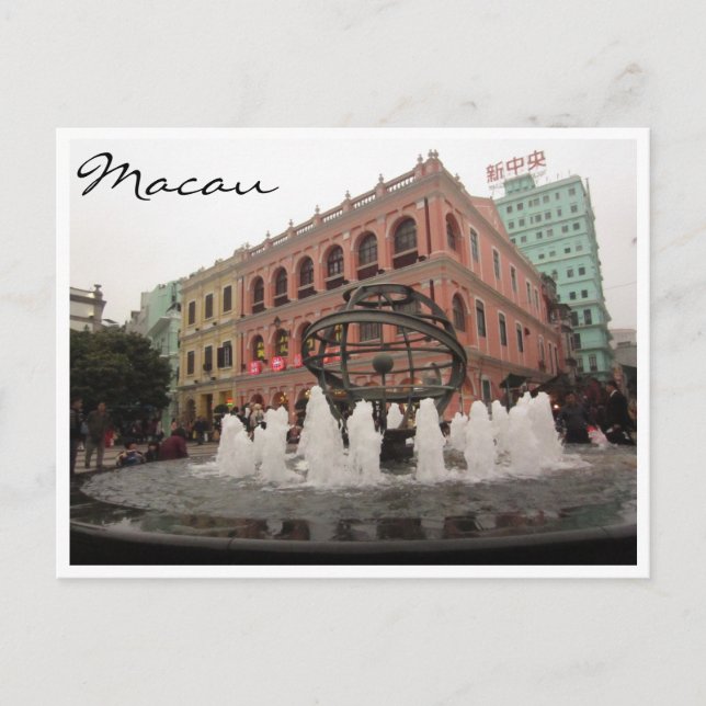 senado macau colors postcard (Front)