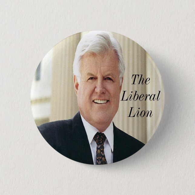 Senator Edward Kennedy Commemorative Button (Front)