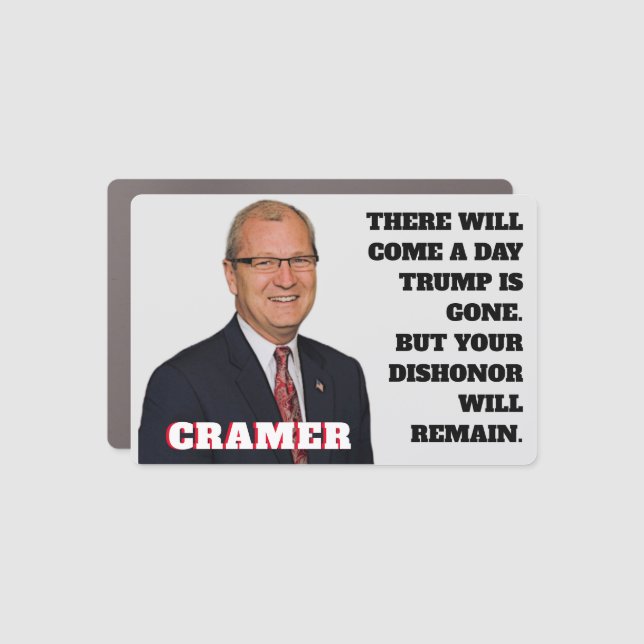 Senator Kevin Cramer Car Magnet (Front)