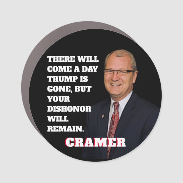 Senator Kevin Cramer Car Magnet (Front)