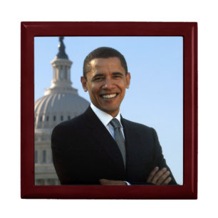 Senator Portrait, American President Barack Obama Gift Box