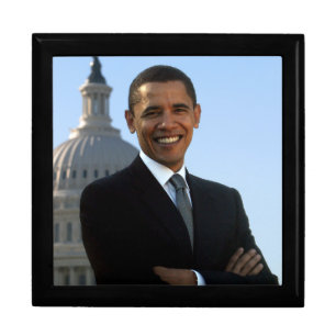 Senator Portrait, American President Barack Obama Gift Box